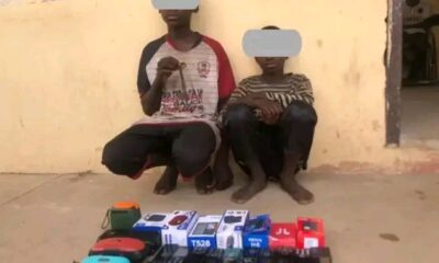 Yan Sandan Jihar Sun Cafke Wasu Daliban JSS 3 Guda Biyu Da Zargin Satar Wayoyi 100 A Bauchi