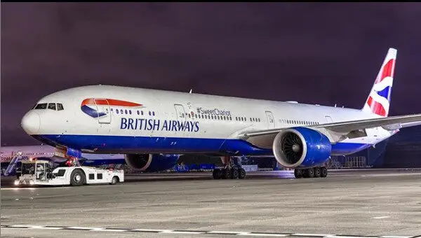 British Aurways Diverts