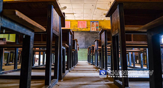 Empty classroom