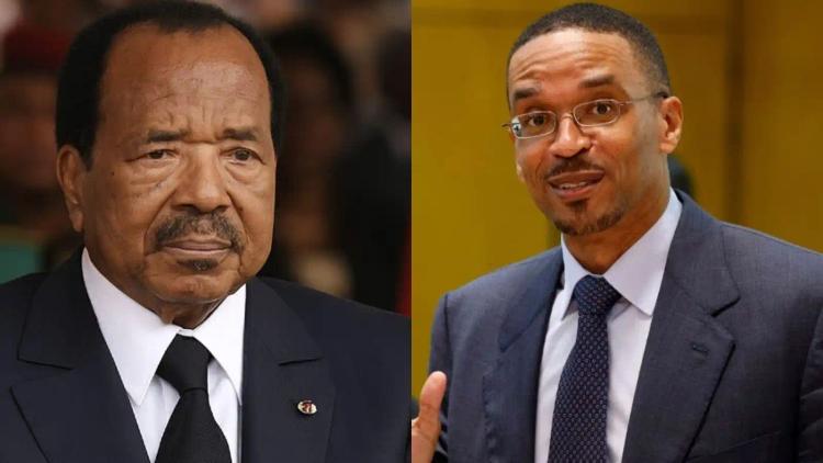 President Paul Biya and son Franck Emmanuel Biya (1)